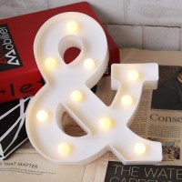 Elnsivo Led Letter Lights Sign Marquee Light Up Letters With Remote, Alphabet Lighted Letters Sign Battery Powered For Night Light Wedding Birthday Party Girls Home Christmas Wall Decorations- &