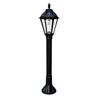 Polaris Bollard Solar Light - Black