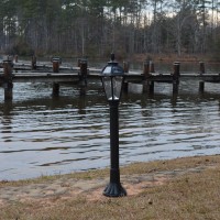 Polaris Bollard Solar Light - Black