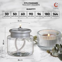 Candle Charisma Disposable Liquid Candles - Oil Tea Lights With Extended 8 Hour Burn Time - Dripless Liquid Candle, Smokeless Clean Burning Fuel, 180 Pcs