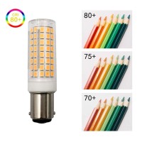 Maotopcom 10W Ba15D Led Corn Light Bulbs-102 Leds 2835 Smd 1000Lm Dimmable Double Contact Bayonet Base Sewing Machine Bulb 120V Warm White 3000K Led Corn Bulb 70W Halogen Replacement Bulb (4 Pack)