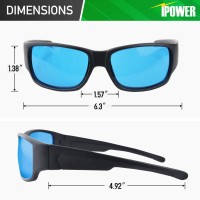 Ipower 2-Pack Indoor Hydroponics Hps & Mh Grow Room Light Glasses Goggles, 2 Pack, Blue