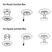 Jullison 20 Packs 6 Inch Led Low Profile Recessed Surface Mount Disk Light Round 15W 900 Lumens 4000K Cool White Cri80