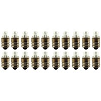 222 Mini Indicator Lamp - 2.25 V - 0.25 Amp - Tl3 Bulb - Miniature Screw Base - 20 Pack