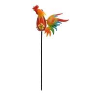 Moonrays 96343 Farmhouse Rooster Stake Light, Multi-Color