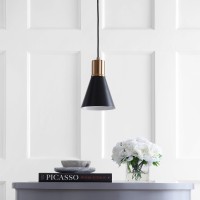 Jonathan Y Jyl6131A Apollo 6 Metal Led Pendant Contemporary Dimmable Adjustable Dining Room Living Room Kitchen Foyer Bedroom H