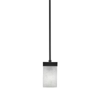 Nouvelle Stem Mini Pendant Shown In Espresso Finish With 4 White Muslin Glass