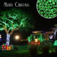 Toodour Solar Halloween Lights 72Ft 200 Led 8 Modes Green Halloween String Lights Waterproof Solar Lights String For Garden P