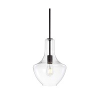 Jonathan Y Jyl6400B Watts 105 Glassmetal Led Pendant Farmhouse Contemporary Dimmable Dining Room Living Room Kitchen Foyer Be