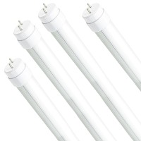 Britelumen F15T8 Led Tube Light,120V 4 Pack Of 18'' 7W Tube Light Bulb,5000K Daylight White,Rotatable End Caps,Led Fluorescent Tubes Replancement(120V 4-Pack 5000K)