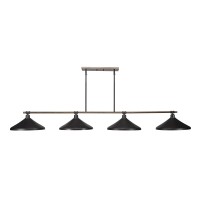 Blacksmith 4 Light Bar With 14 Dark Granite Finish