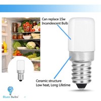 6 Pack Bluex Led C7 S6 1.5W Night Light Bulbs, Warm White 3000K 15 Watt Equivalent, Mini Led Bulb Candelabra E12 Base - Led For Bedroom Porch Indoor Or Outdoor Use Salt Lighthouse Lamp (3000K)