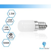 6 Pack Bluex Led C7 S6 1.5W Night Light Bulbs, Warm White 3000K 15 Watt Equivalent, Mini Led Bulb Candelabra E12 Base - Led For Bedroom Porch Indoor Or Outdoor Use Salt Lighthouse Lamp (3000K)