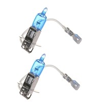 Etopars 2 X Car Vehicle Bright H3 100W 6000K Xenon Gas Halogen Headlight White Light Lamp Bulbs