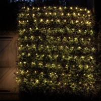 Echosari Net Lights Solar Powered 200 Led 98Ft X 66Ft Bush Net Lights Dark Green Wire Auto Onoff 8 Modes Net Lights Outdoor