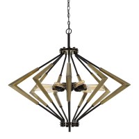 Malounta 60W X 9 Metal Chandelier Edison Bulbs Not Included