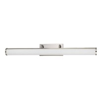 Integrated LED 39W 3500 lumen 80 CRI dimmable vanity light with acrylic diffuser