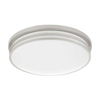 Integrated LED 25W 2000 lumen 80 CRI dimmable ceiling flush mount with acrylic diffuser