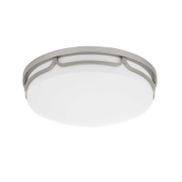 Integrated LED 25W 2000 lumen 80 CRI dimmable ceiling flush mount with acrylic diffuser