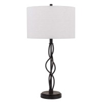 Cal Lighting BO2857TB Transitional One Light Table Lamp from Antony collection in Bronze Dark finish 1700 inches One Light Table Lamp from the Antony collection Transitional One Light Table Lamp from Antony collection in Textured Bronze finish 1700 inches