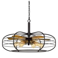 Margo 60W X 6 Metal Chandelier Edison Bulbs Not Included