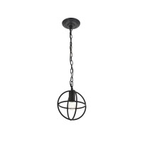 Octavia 1 Light Dark Brown Pendant