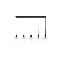 Waltz 5 Light Black Pendant