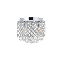 Tully 3 Light Chrome Flush Mount