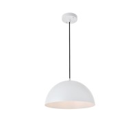 Forte 1 Light White Pendant