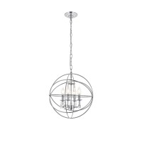 Wallace 4 Light Chrome Pendant