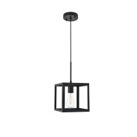 Resolute 1 Light Black Pendant