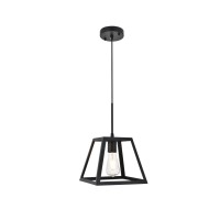 Resolute 1 Light Black Pendant