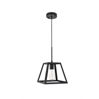 Resolute 1 Light Black Pendant