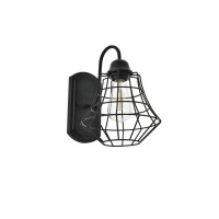 Candor 1 Light Black Wall Sconce