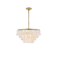 Selene 4 Light Brass Pendant