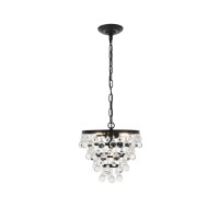 Kora 3 Light Black Pendant