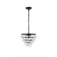 Kora 3 Light Black Pendant