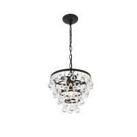 Kora 3 Light Black Pendant