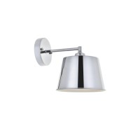 Nota 1 Light Chrome Wall Sconce