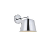 Nota 1 Light Chrome Wall Sconce