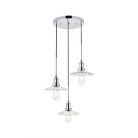 Waltz 3 Light Chrome Pendant