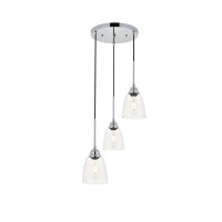 Felicity 3 Light Chrome Pendant