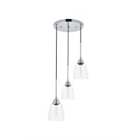 Felicity 3 Light Chrome Pendant