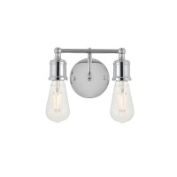 Serif 2 Light Chrome Wall Sconce