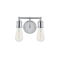 Serif 2 Light Chrome Wall Sconce