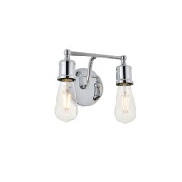 Serif 2 Light Chrome Wall Sconce