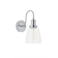 Felicity 1 Light Chrome Wall Sconce