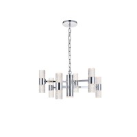 Vega 13 Light Chrome Led Pendant