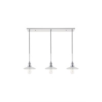 Waltz 3 Light Chrome Pendant