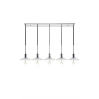 Waltz 5 Light Chrome Pendant